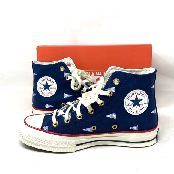 Converse Chuck 70 Shoes For Men Skate Canvas Navy High Top Sneakers A04965C - Picture 8 of 10
